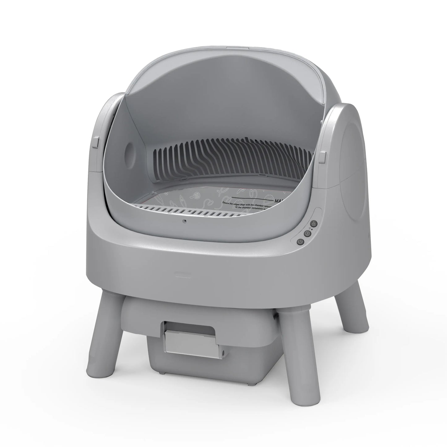 Petpivot Autoscooper 11 Open-Top Automatic Self-Cleaning Cat Litter Box, Limited-Time Extra 60 Waste Bags through July 2, 80 Total Bags