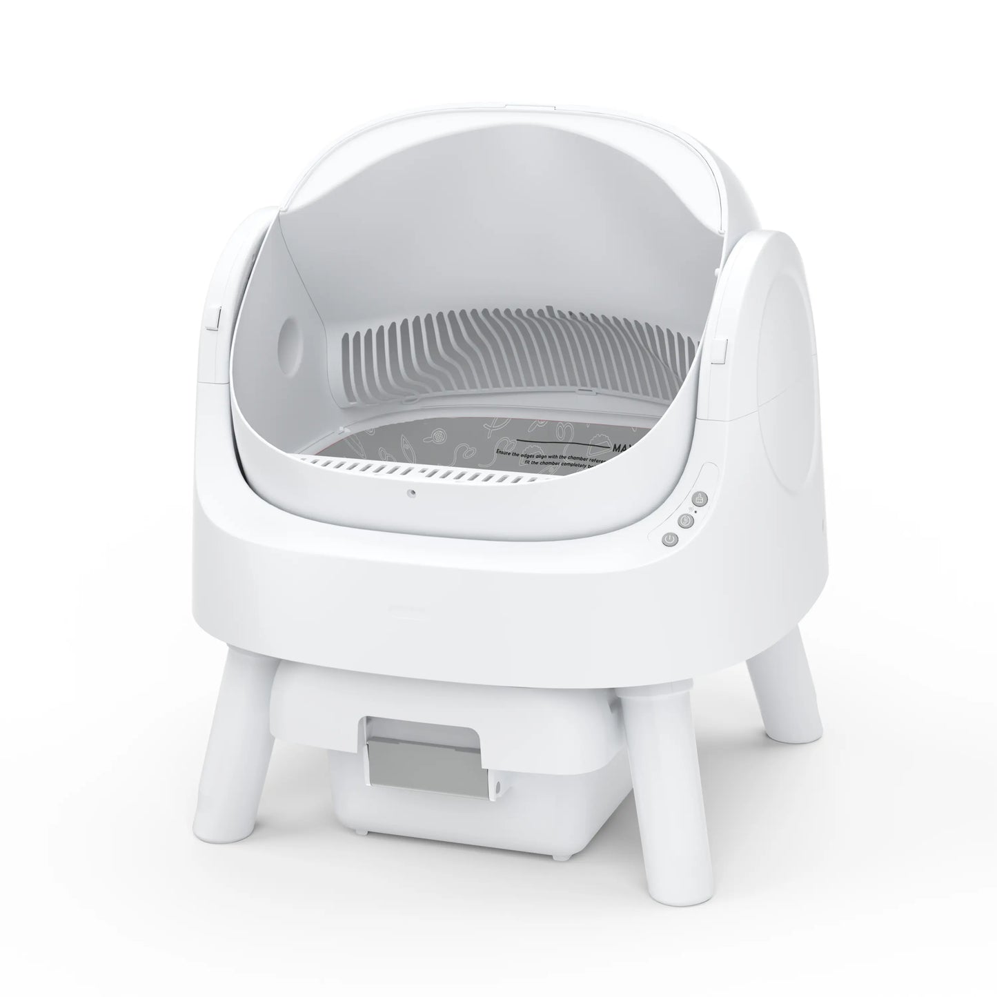 Petpivot Autoscooper 11 Open-Top Automatic Self-Cleaning Cat Litter Box, Limited-Time Extra 60 Waste Bags through July 2, 80 Total Bags