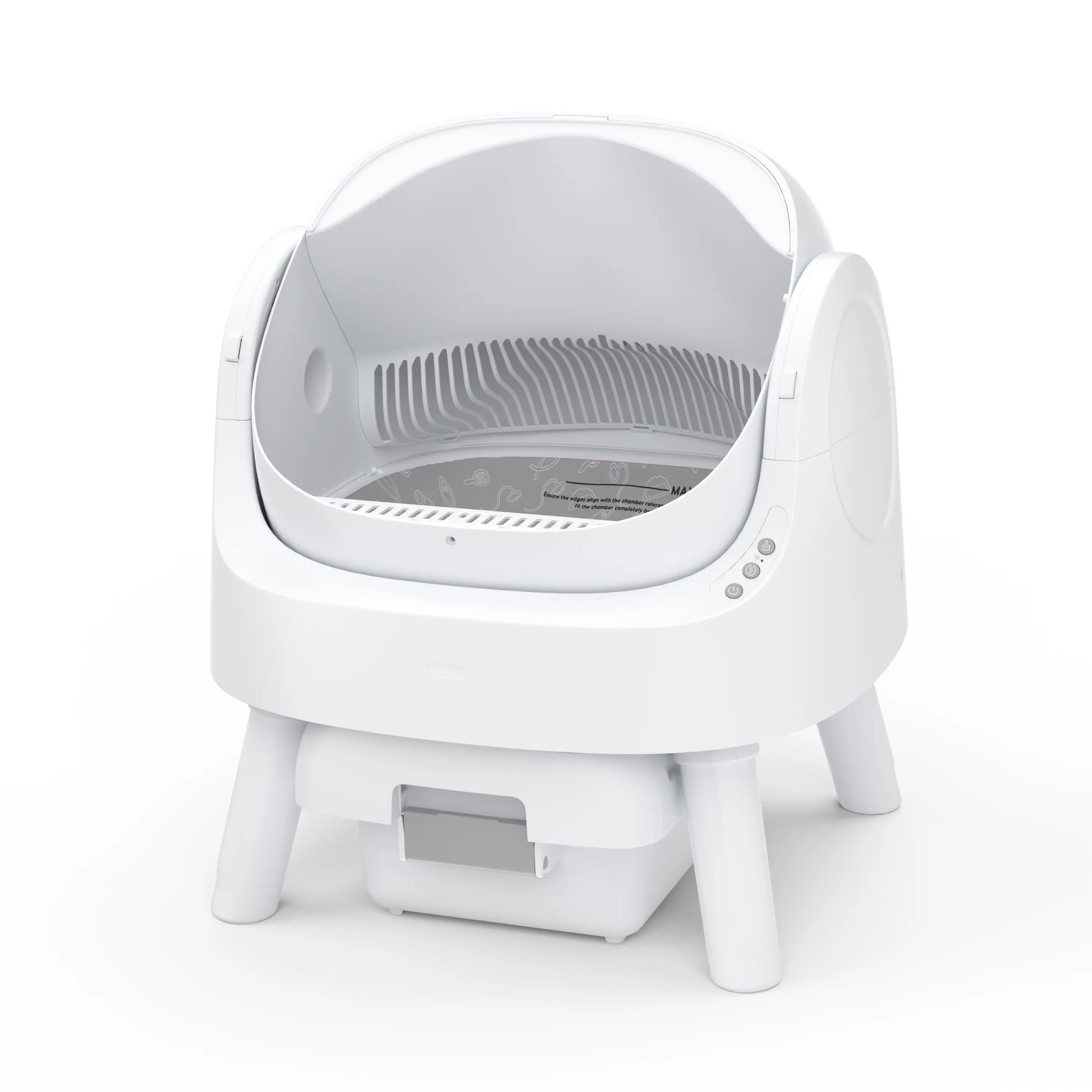 Petpivot Autoscooper 11 Open-Top Automatic Self-Cleaning Cat Litter Box, Limited-Time Extra 60 Waste Bags through July 2, 80 Total Bags