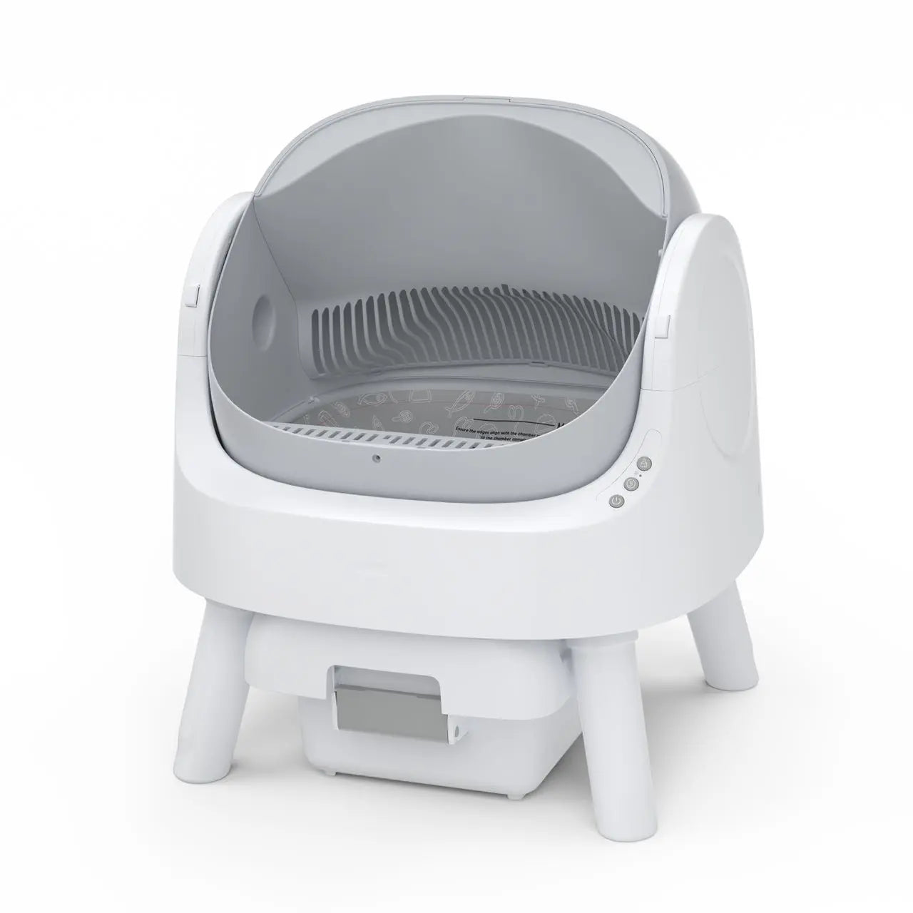 Petpivot Autoscooper 11 Open-Top Automatic Self-Cleaning Cat Litter Box, Limited-Time Extra 60 Waste Bags through July 2, 80 Total Bags